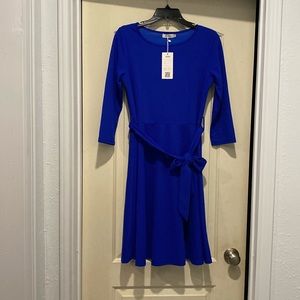 NWT Missky Blue MIDI Dress Large